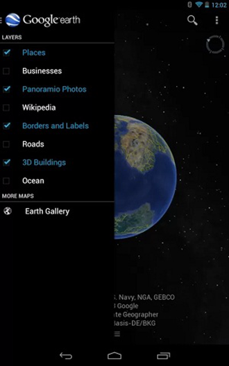谷歌地球卫星地图官方版截屏3