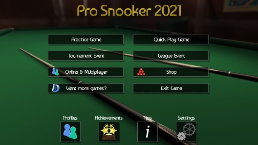 Pro Snooker 2021职业斯诺克清爽版截屏1