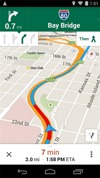 手机谷歌地图新版截屏1