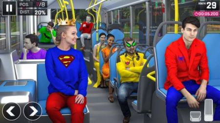 乘客城巴士模拟器免费版截屏3